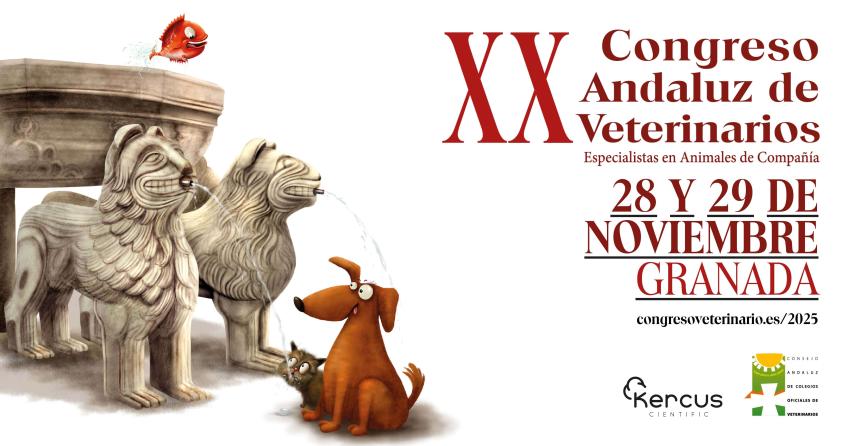 Kercus Cientific participará en el XX Congreso Andaluz de Veterinarios en Granada