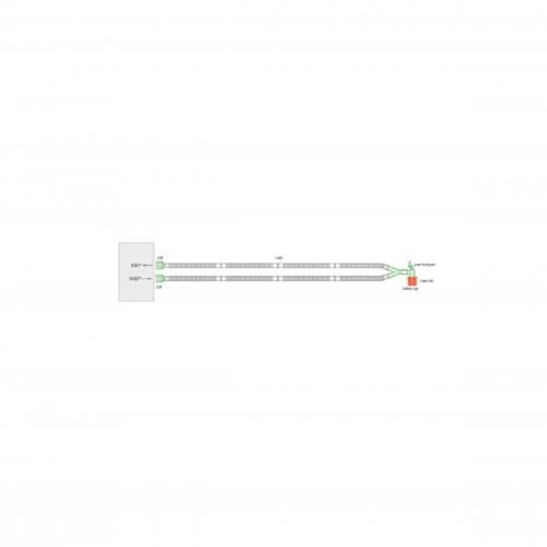 Circuito de anestesia pediátrico cerrado de 15 mm - 1,6 m